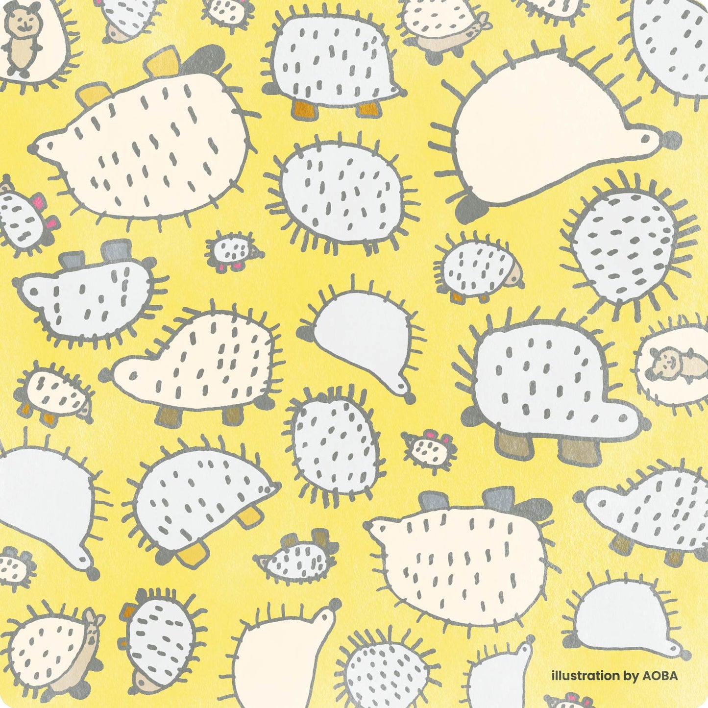 smachi 0301 25×25cm 【想造楽工 ハリネズミ】