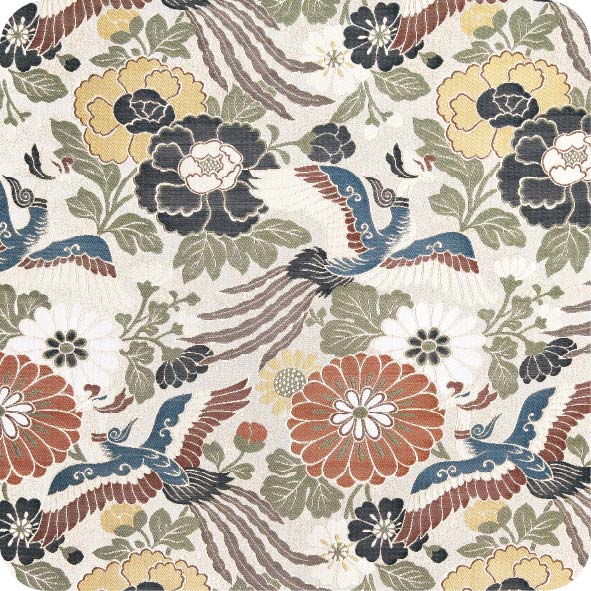 コースター 8011 10×10cm 2枚組 【菱屋善兵衛(帯柄)】