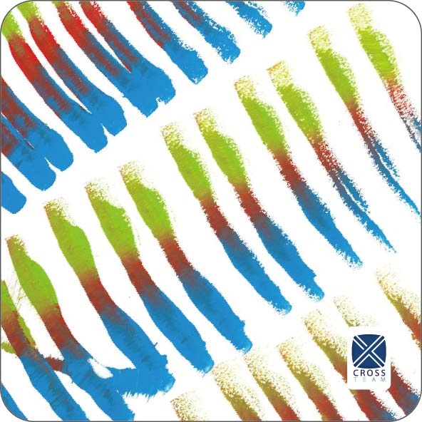 コースター 8020 10×10cm 2枚組 【クロスチーム(SHOGO)】